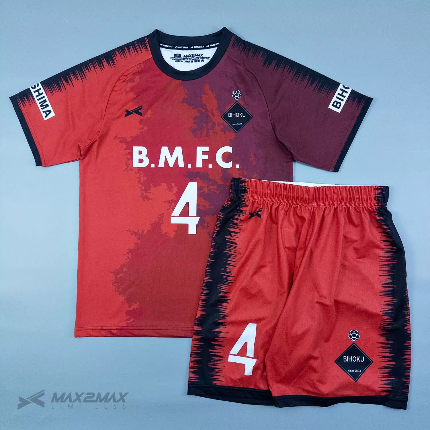 B.M.F.C. 2NDサッカーユニフォームオーダー