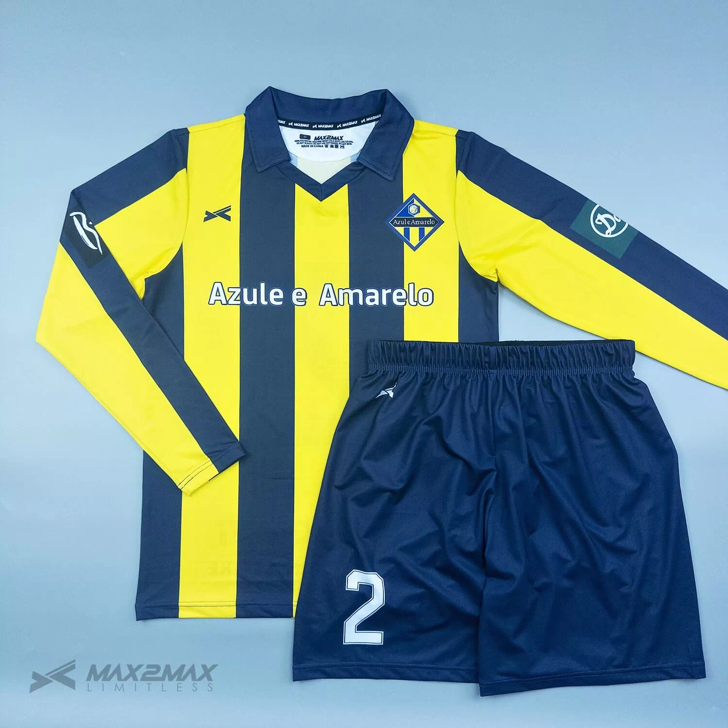 Azule e Amareloサッカーユニフォームオーダー