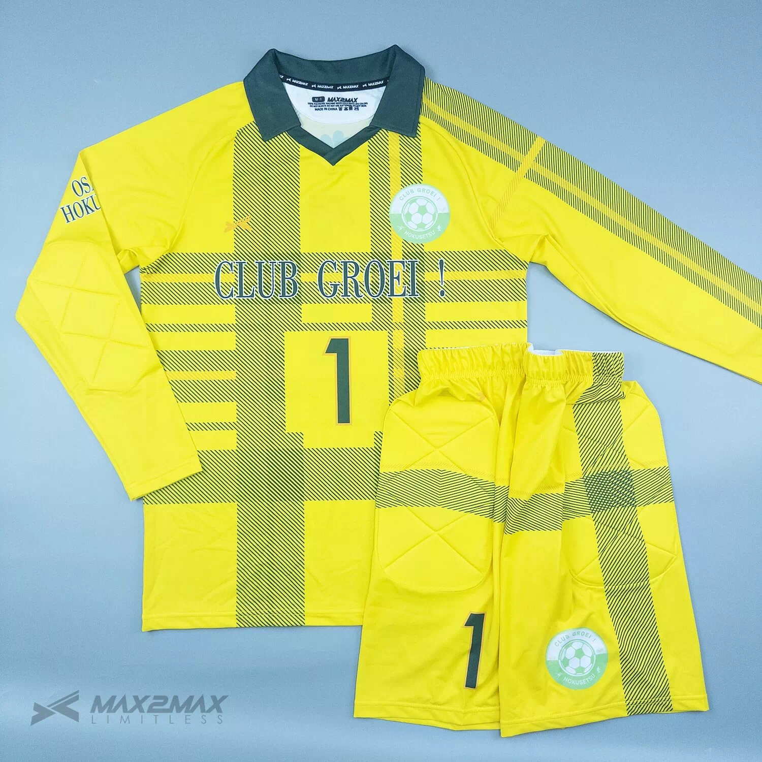 CLUB GROEI GK1STサッカーユニフォームオーダー