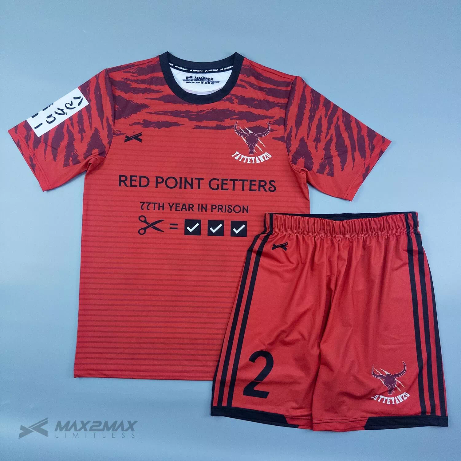 Red Point Gettersサッカーユニフォームオーダー