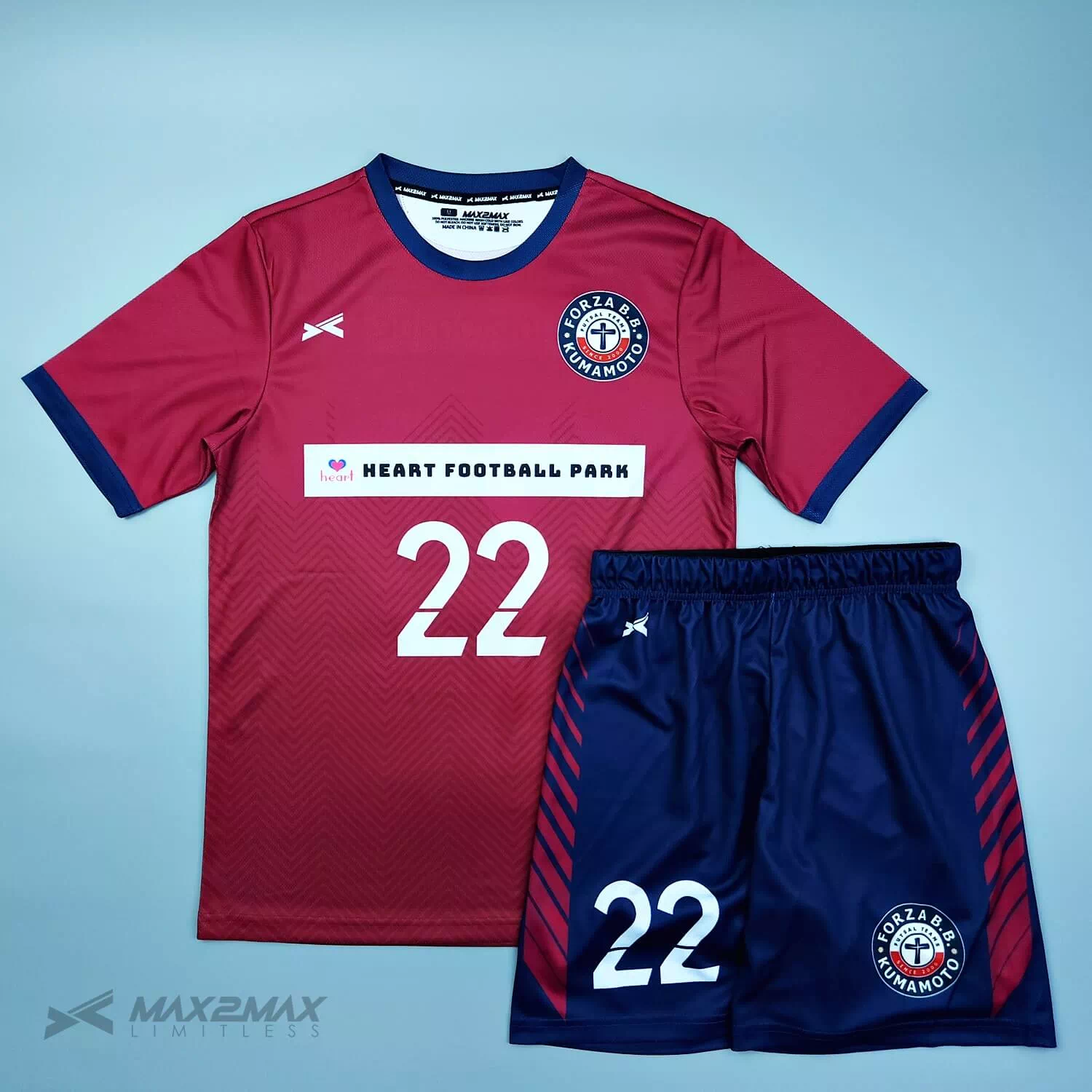 FORZA.B.B 1stサッカーユニフォームオーダー