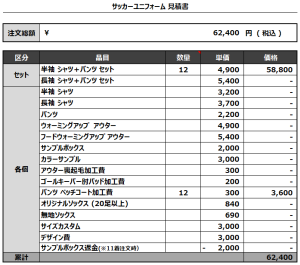 230217_CHUO FC_サッカー見積書