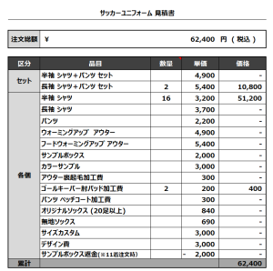 230628_KUTA SC 1ST_GK_サッカー見積書