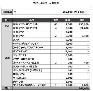 240208_kumamoto kyouin 1ST_2ND_GK1ST_GK2ND_サッカー見積書