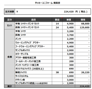 240227_FIESTA YAMADA 1ST_2ND_GK1ST_GK2ND_サッカー見積書
