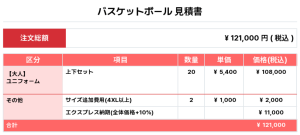 250613_South Flex_ユニフォーム1st新規_ユニフォーム2nd新規_優先制作_バスケ見積書