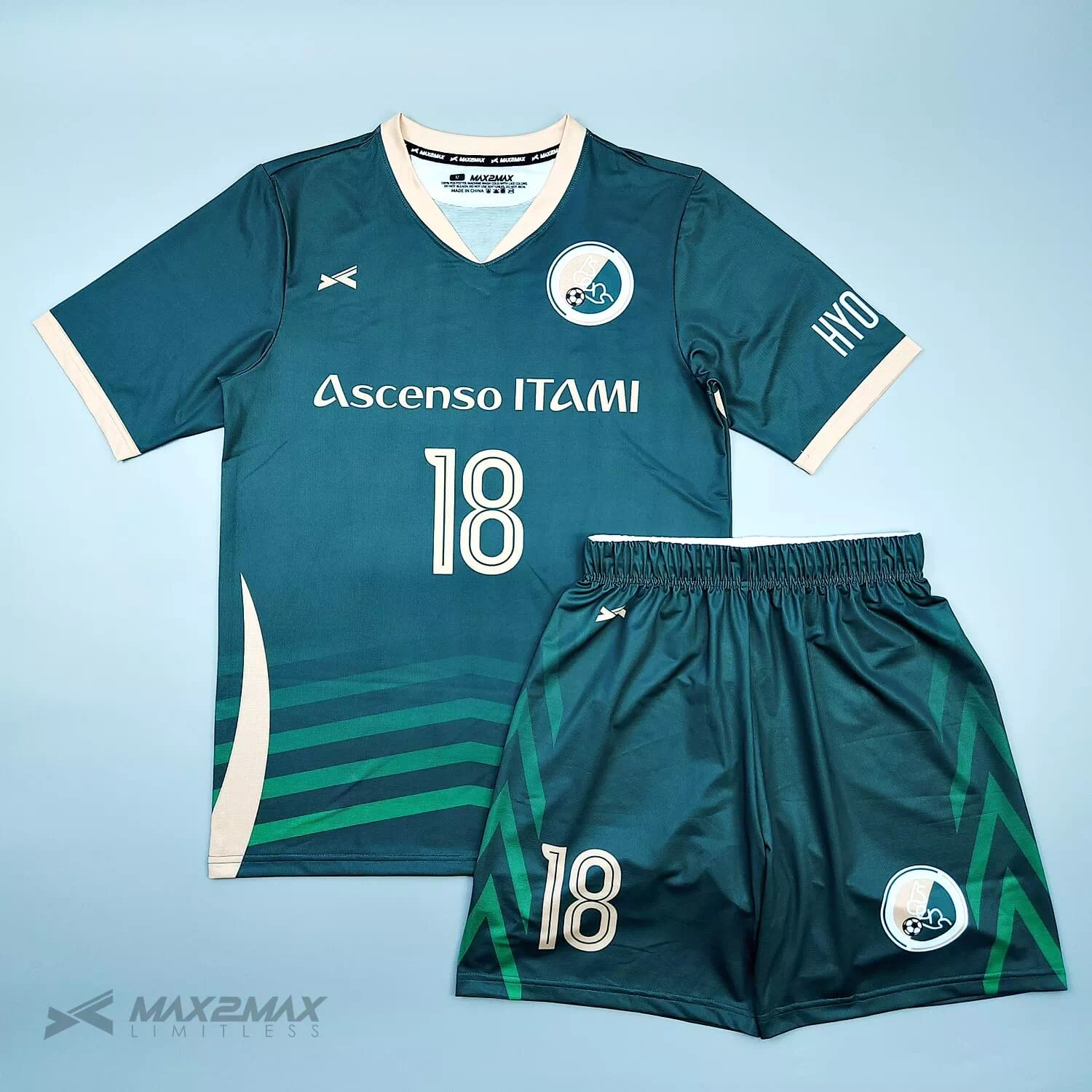 Ascenso ITAMI サッカーユニフォーム カスタム