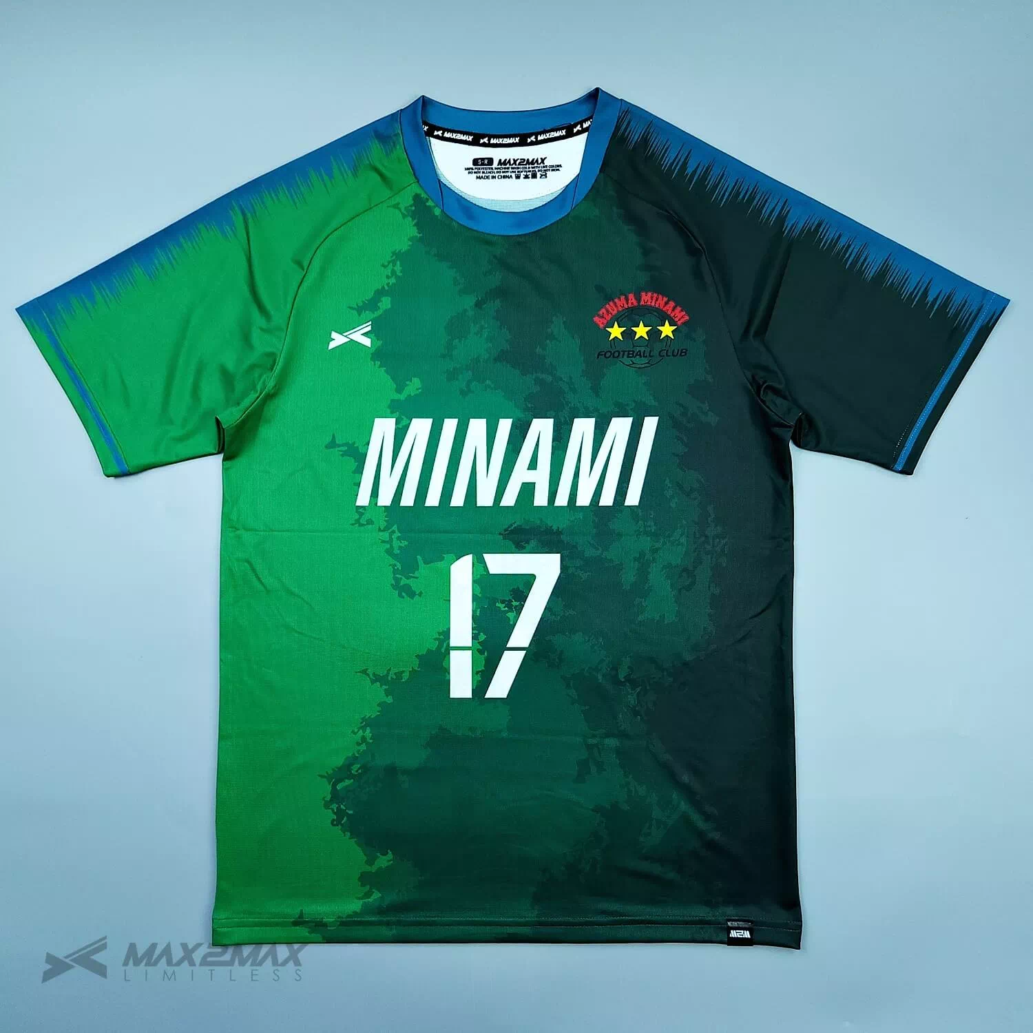 AZUMA MINAMI GK サッカーユニフォーム カスタム