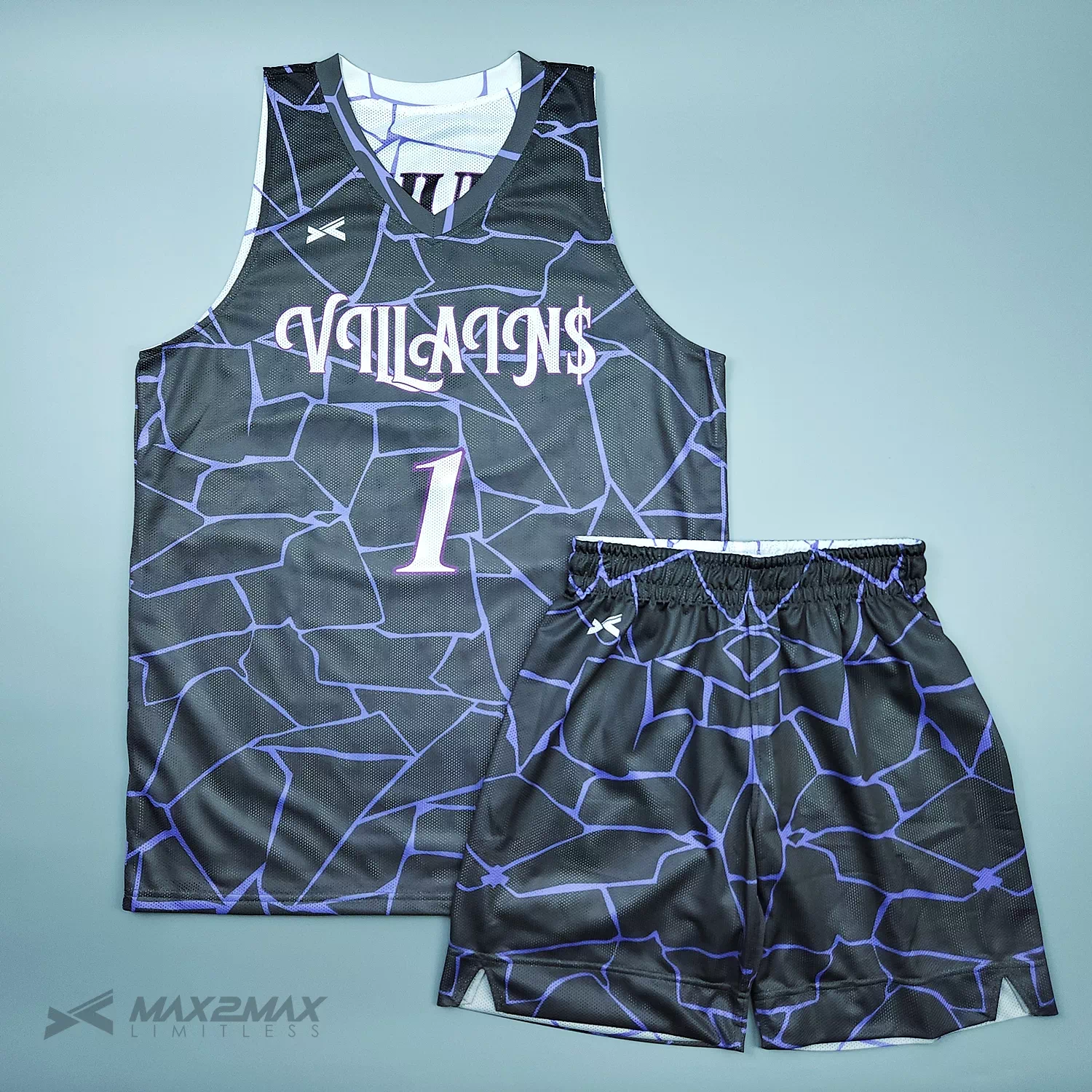 バスケ ユニフォーム VILLAIN$_Reversible_1st