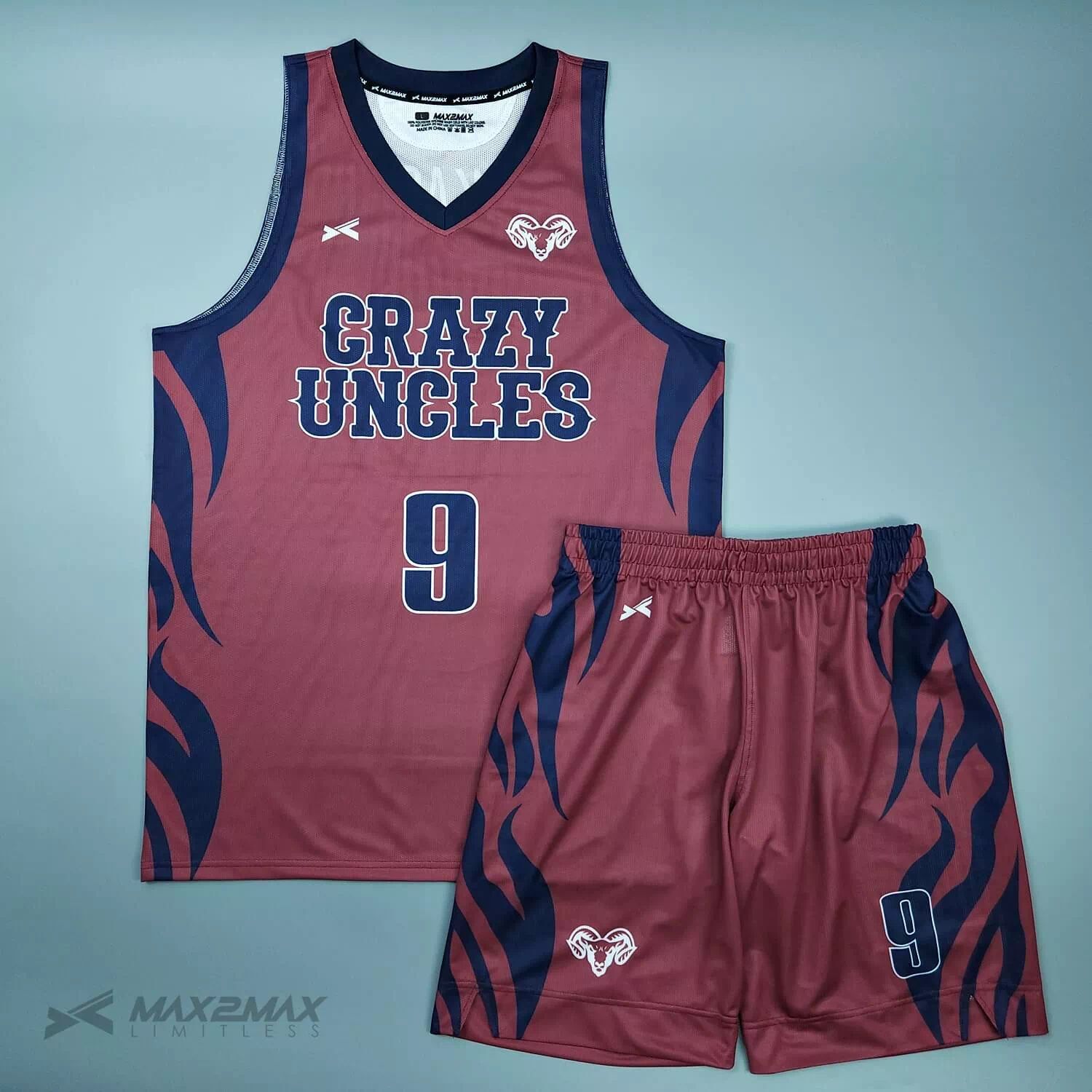 バスケ ユニフォーム CRAZY UNCLES_1st