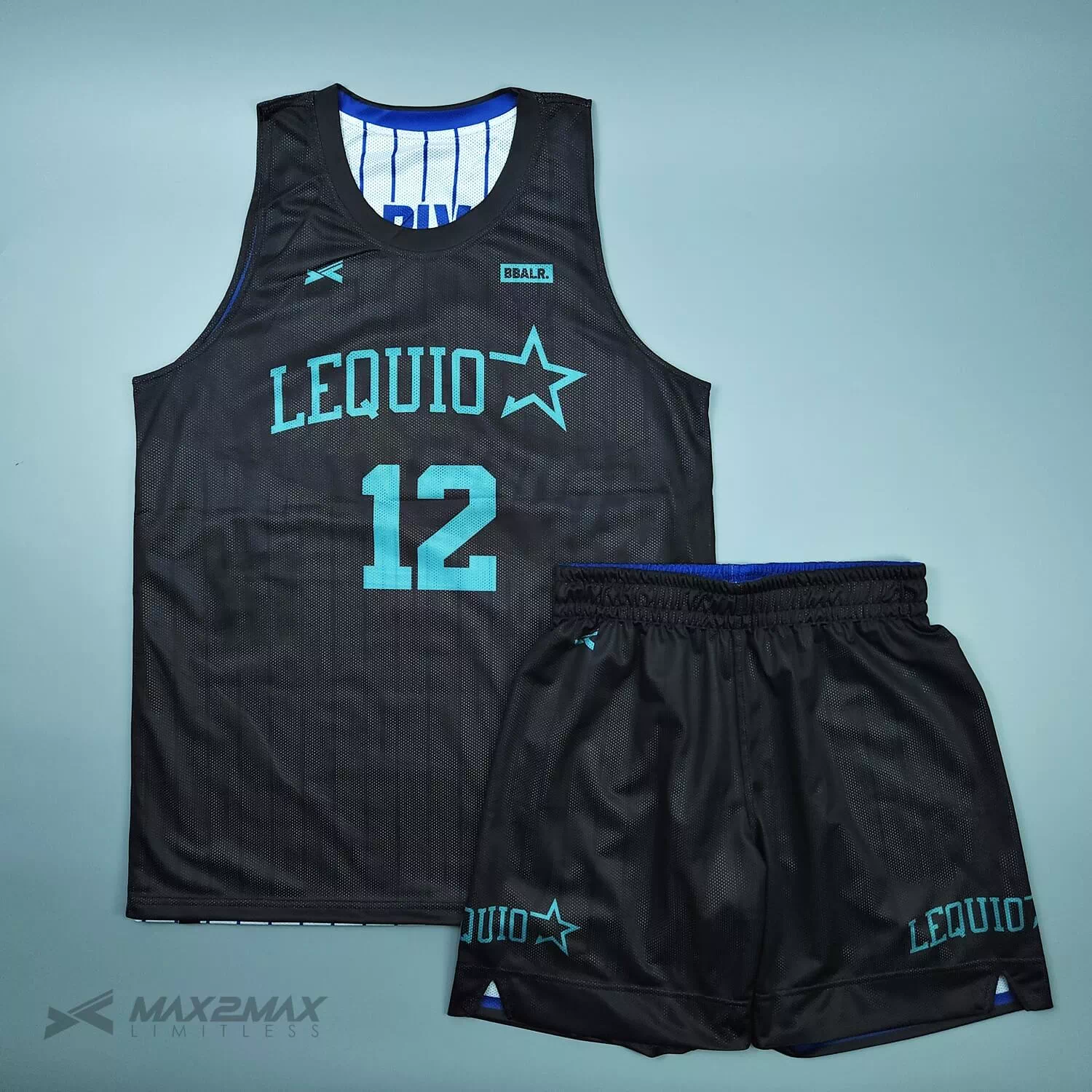 バスケ ユニフォーム LEQUIO STARS_Reversible_1st