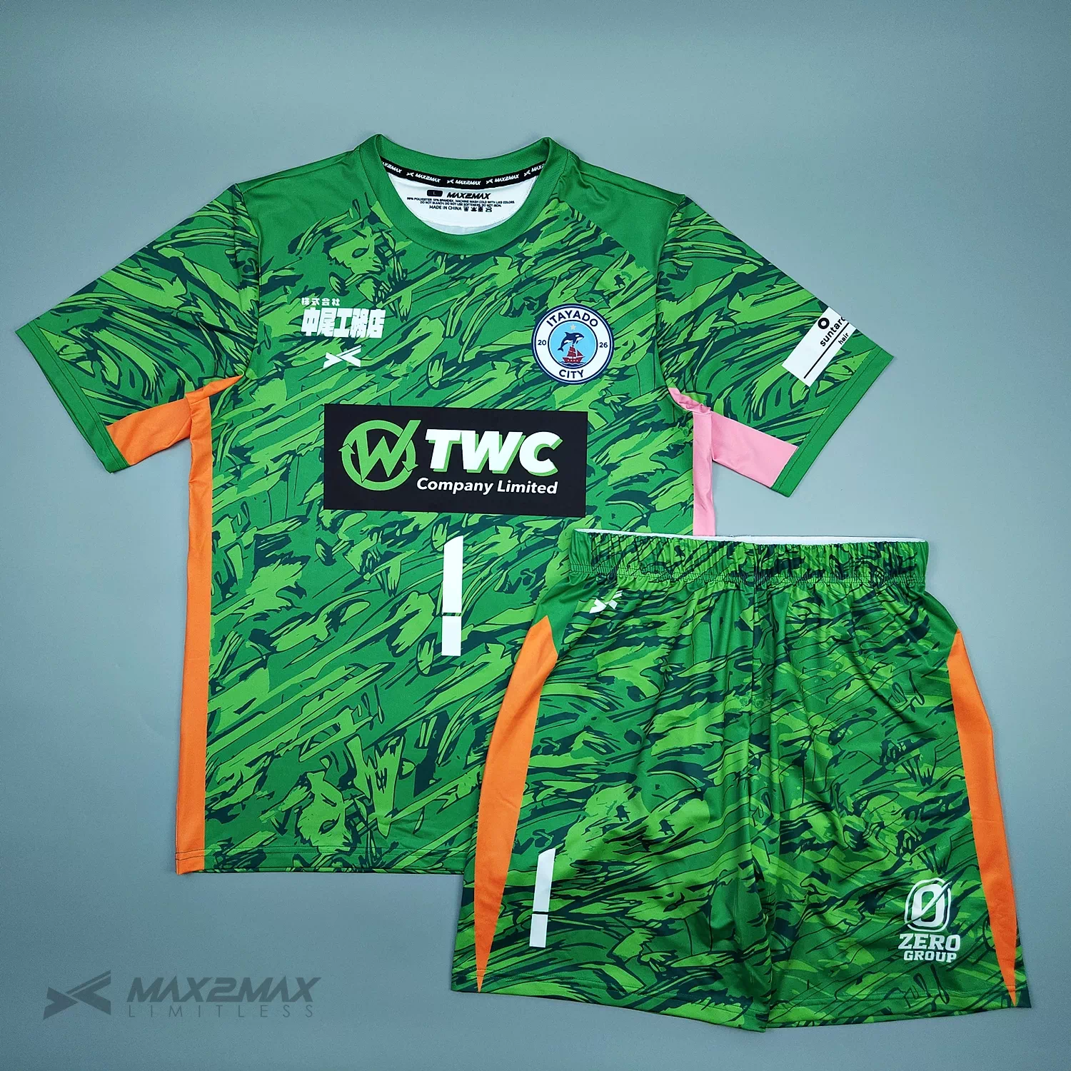 サッカーユニフォーム –Itayado City_GK_1st