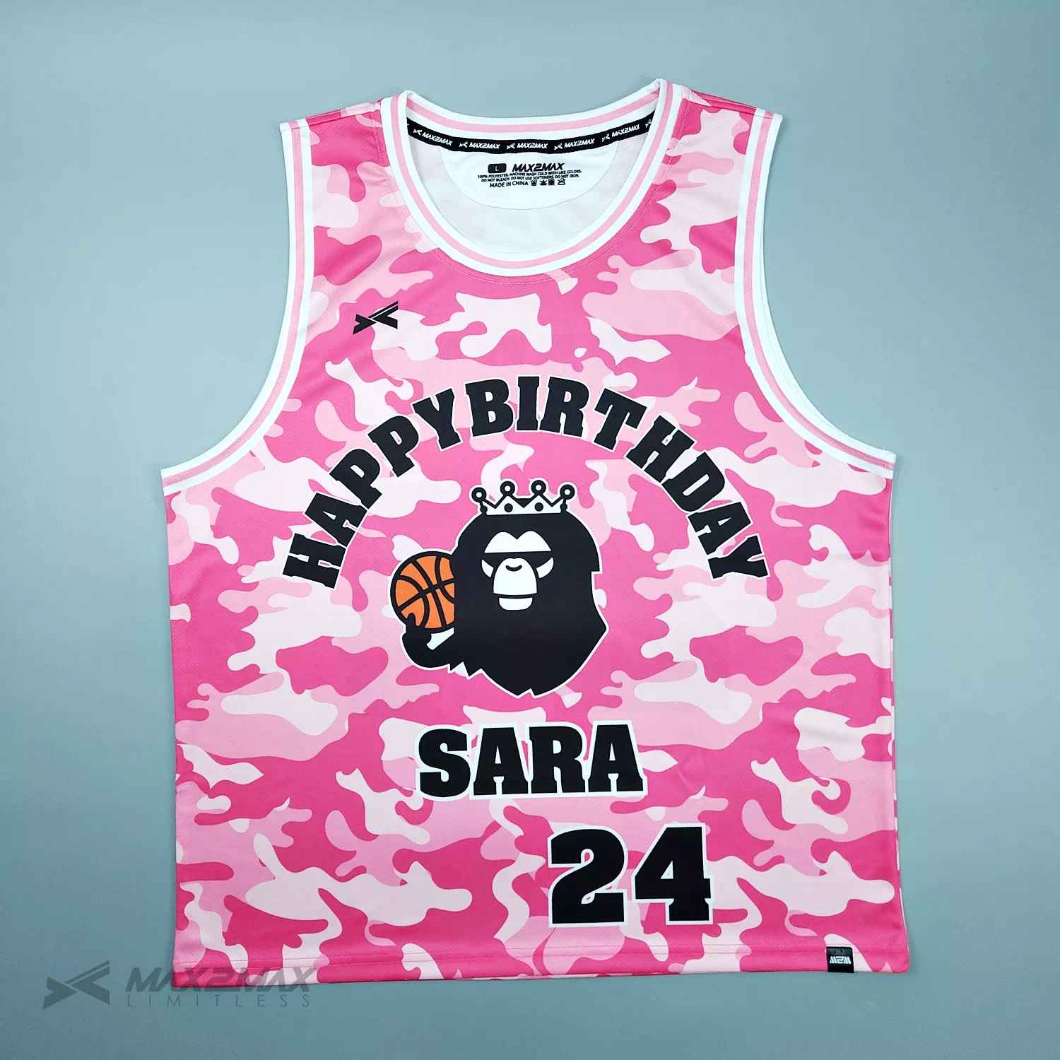 バスケ ユニフォーム HAPPYBIRTHDAY_1st