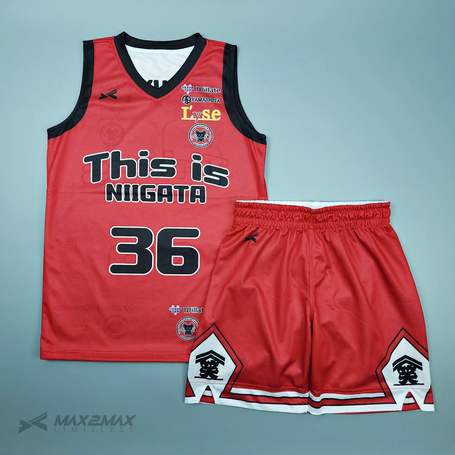 バスケ ユニフォーム T I Niigata_Reversible_1st