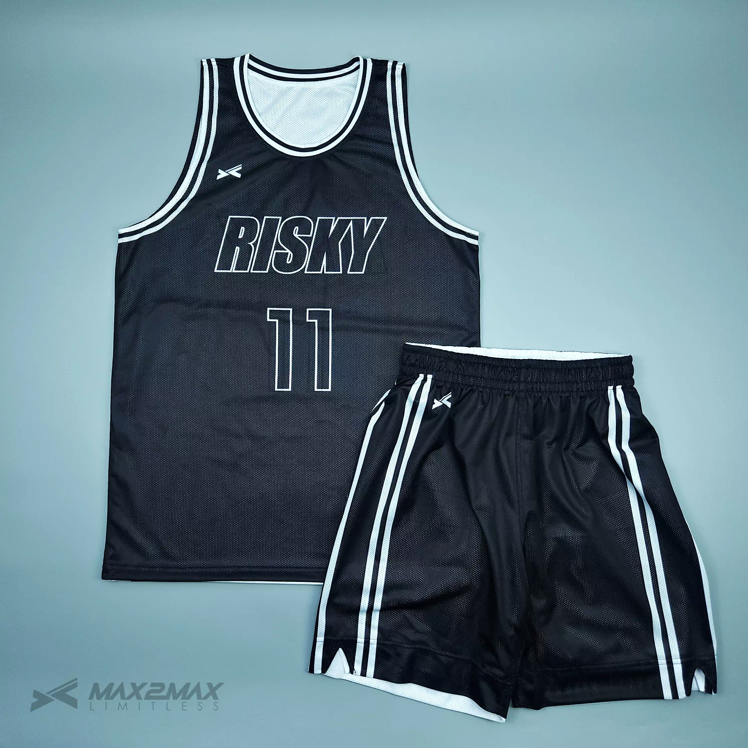 バスケ ユニフォーム RISKY_Reversible_1st