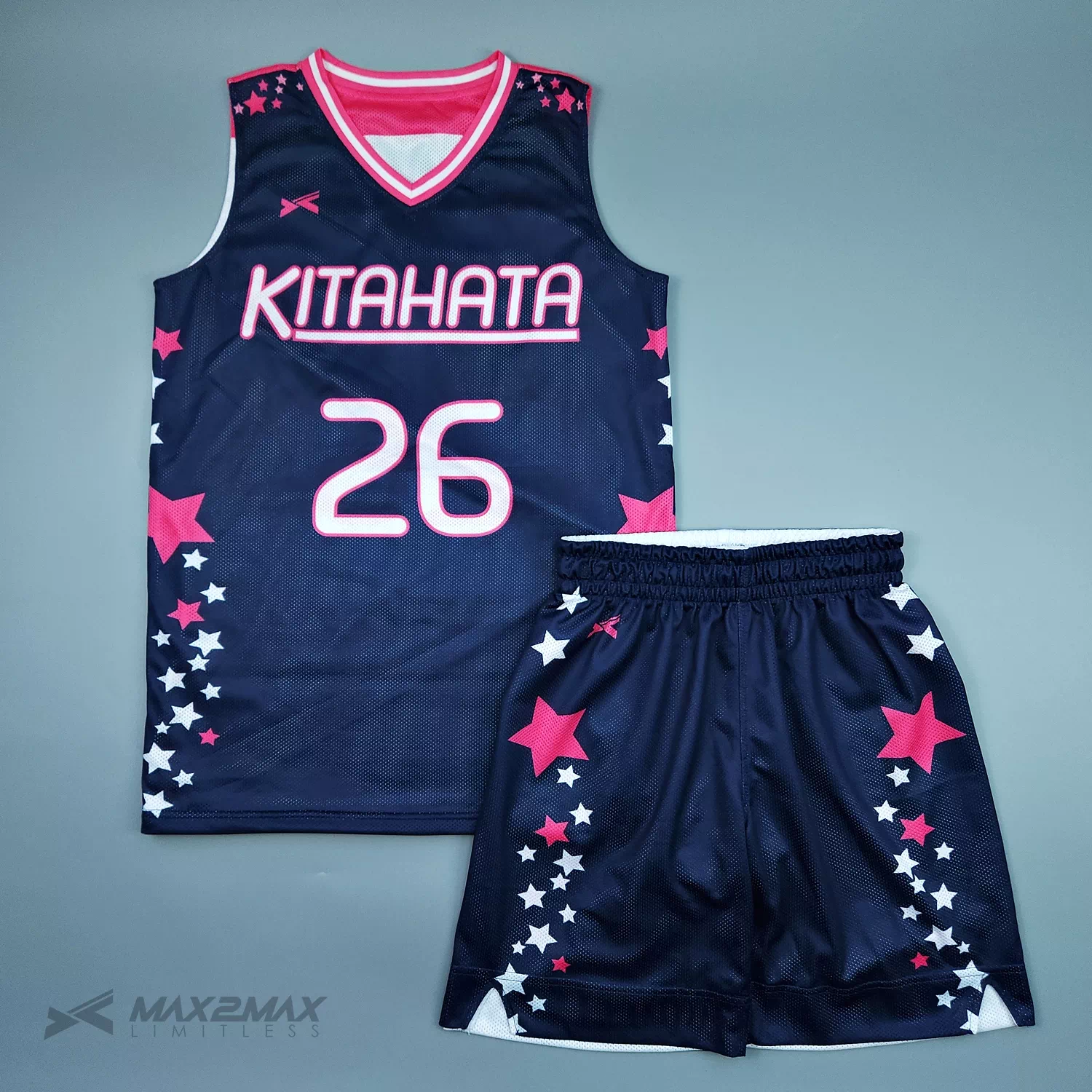 バスケ ユニフォーム KITAHATA_Reversible_1st