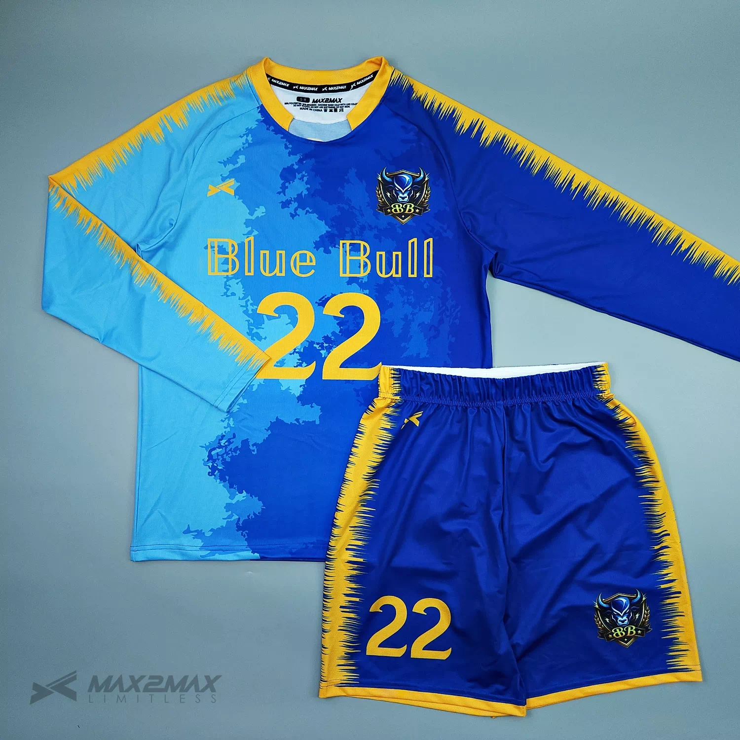 サッカーユニフォーム –Blue Bull_1st