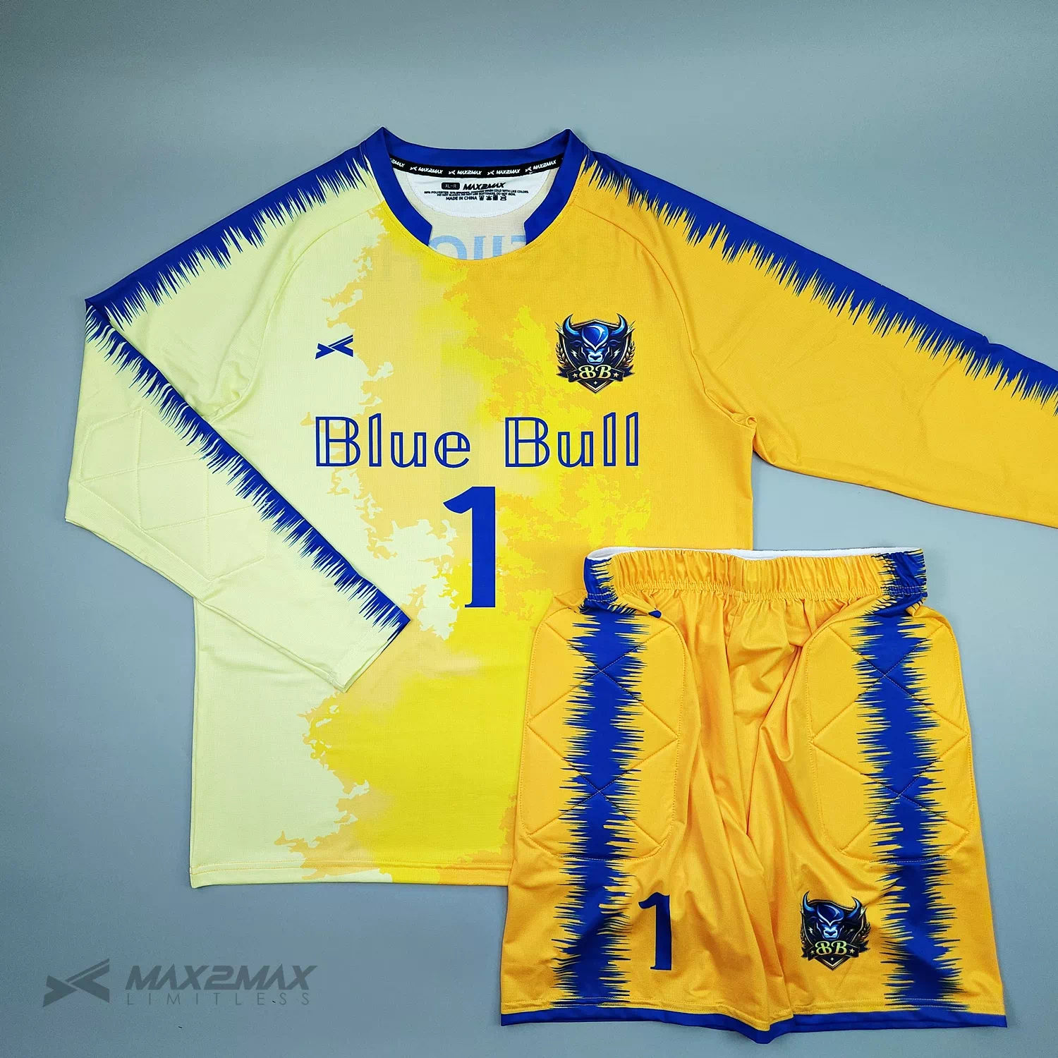 サッカーユニフォーム –Blue Bull_GK_1st