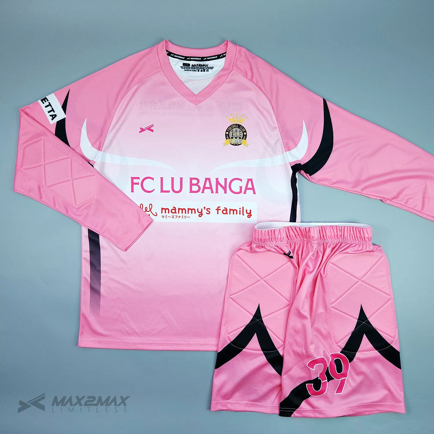 サッカーユニフォーム –FC Lu Banga_GK_1st