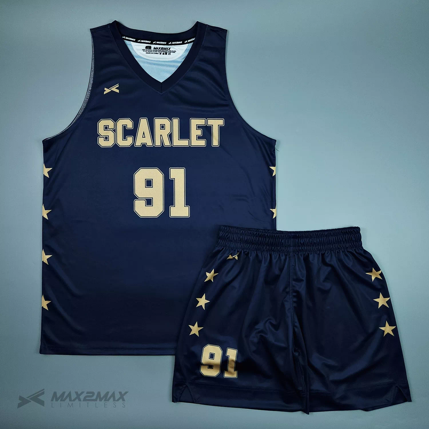 バスケ ユニフォーム SCARLET_1st
