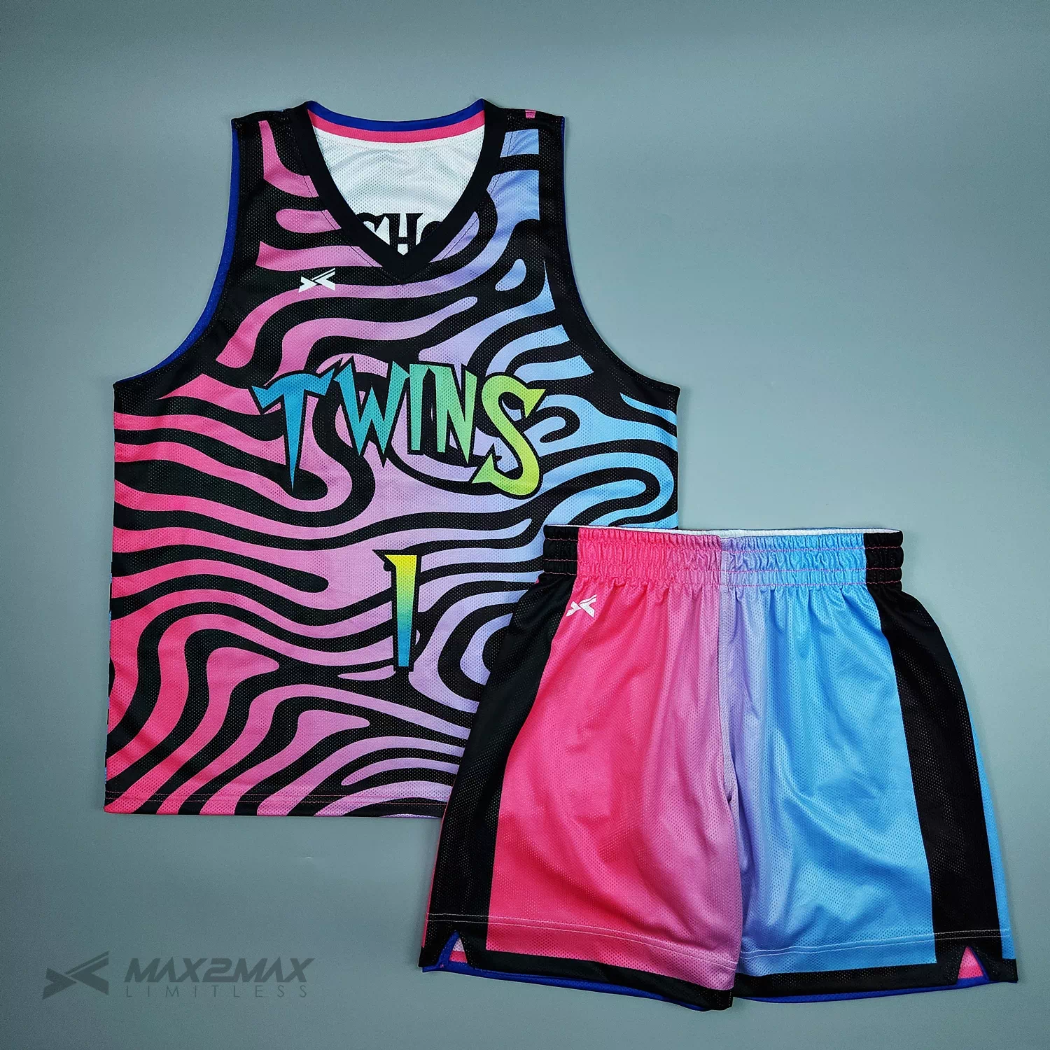 バスケ ユニフォーム TWINS_Reversible_1st