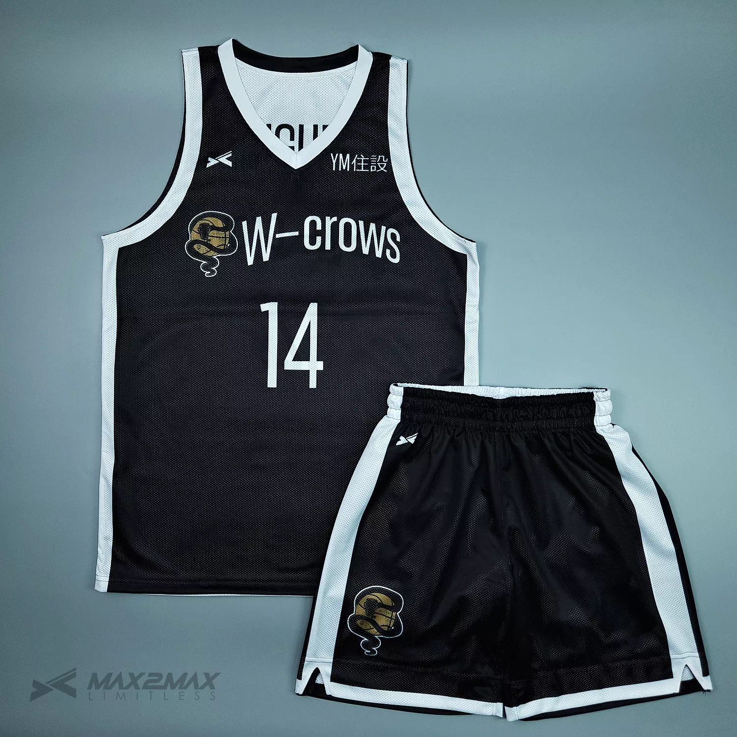 バスケ ユニフォーム W-crows_Reversible_1st