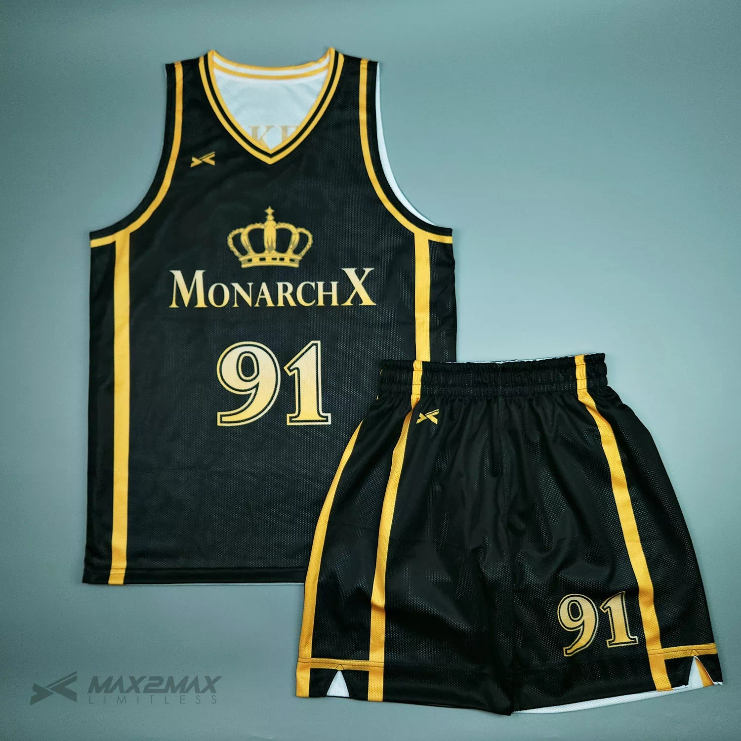 バスケ ユニフォーム バスケ ユニフォーム MONARCHX_Reversible_1st - MAX2MAX